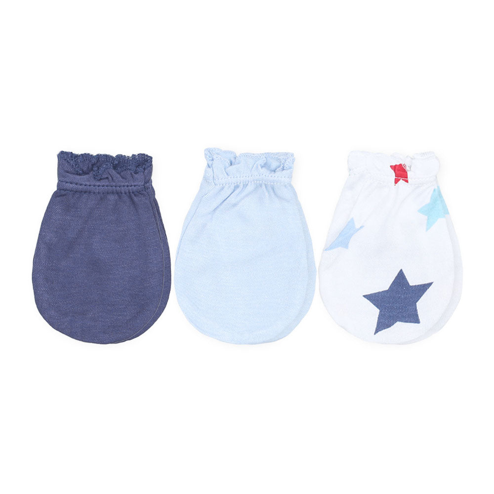 MITTENS PK-3 WHITE STARS