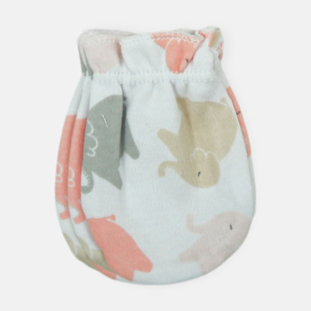 MITTENS PK-3 PINK & WHITE