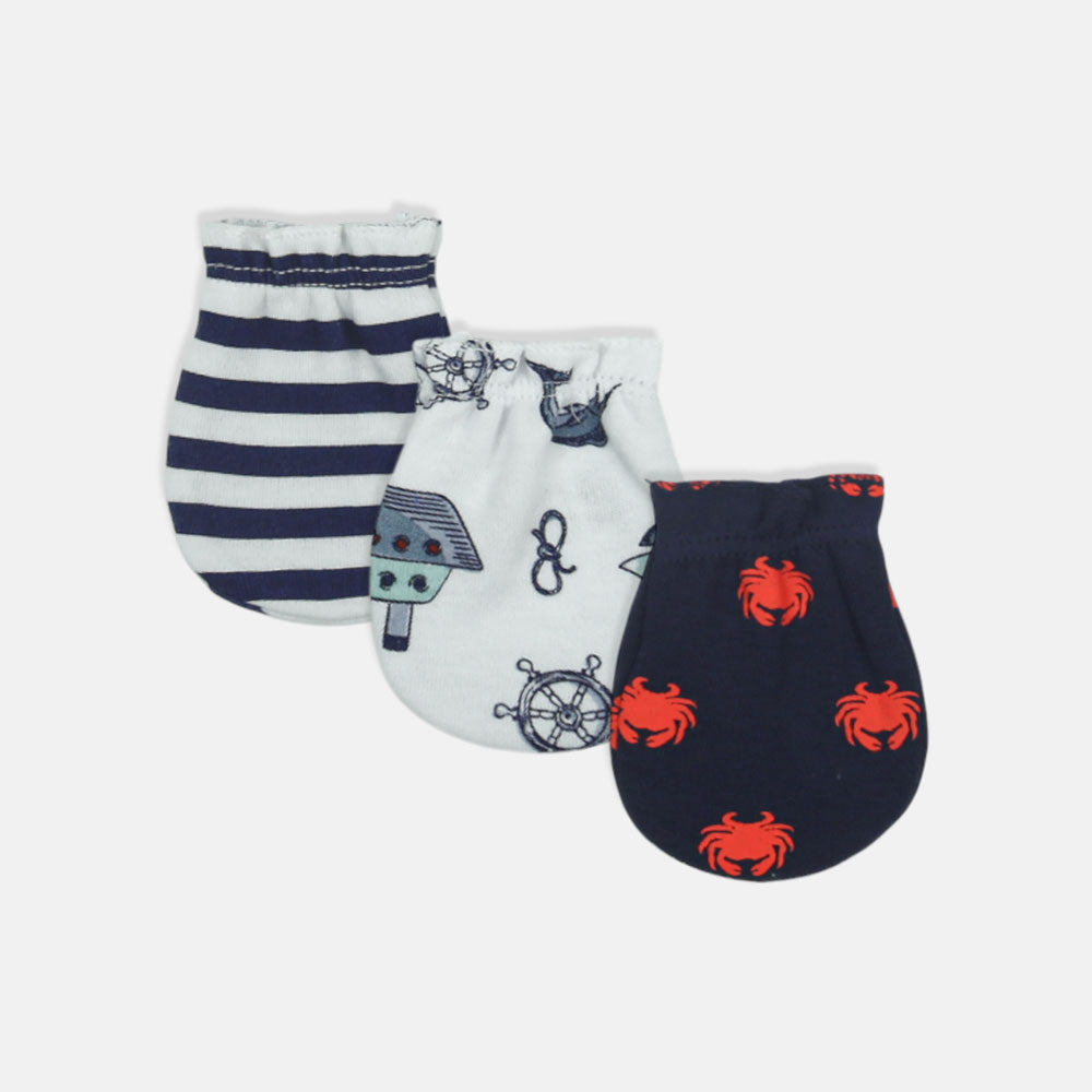 MITTENS PK-3 BLUE CRAB