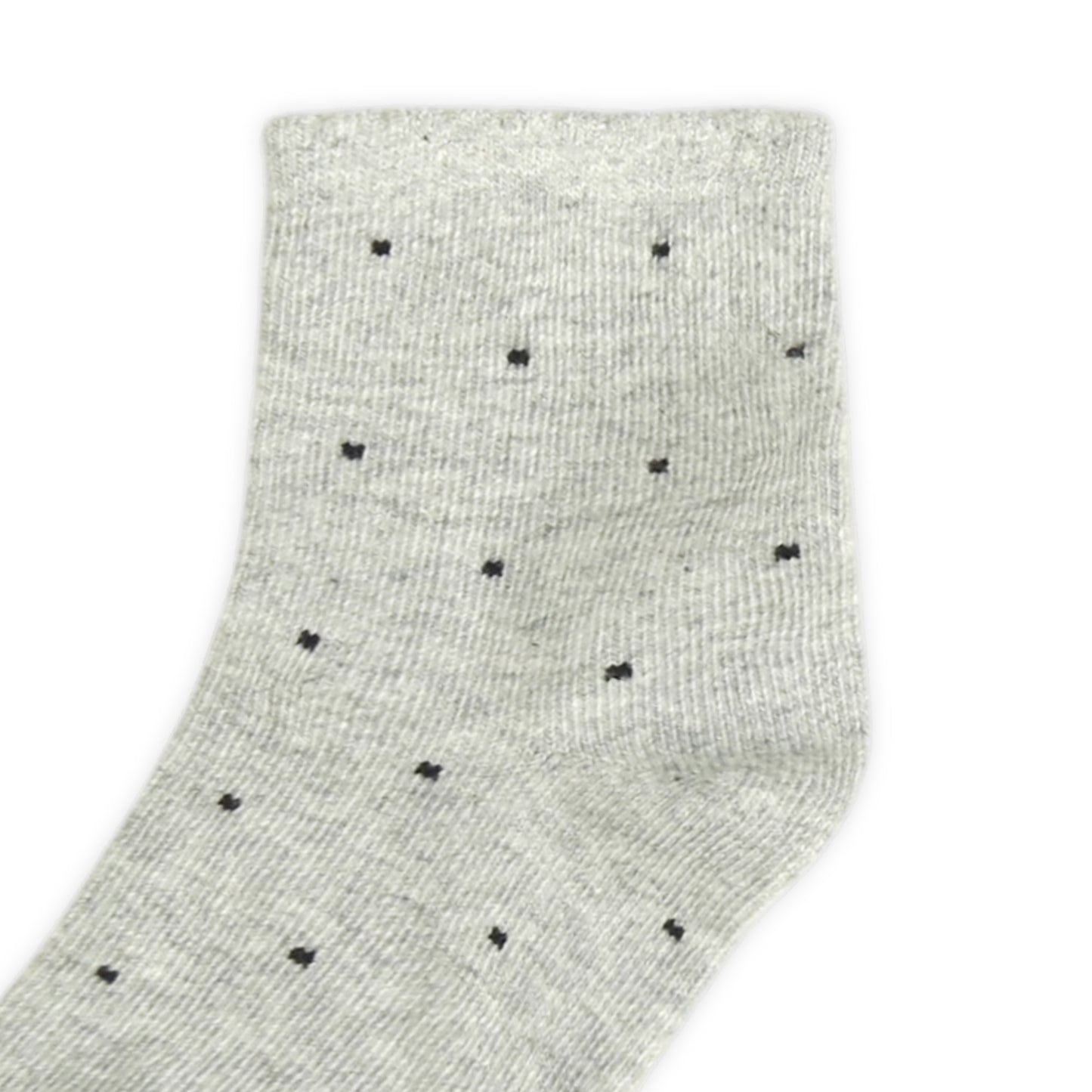 GREY POLKA DOT GIRL SOCKS