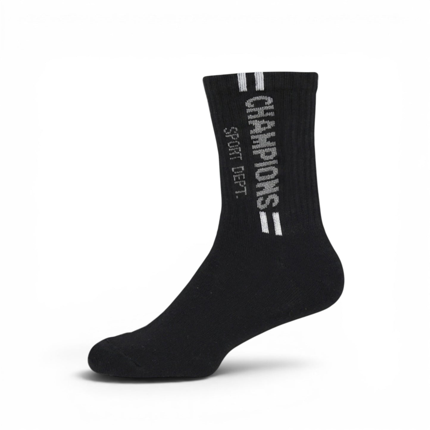 CHAMPIONS BLACK ANKLE BOY SOCKS