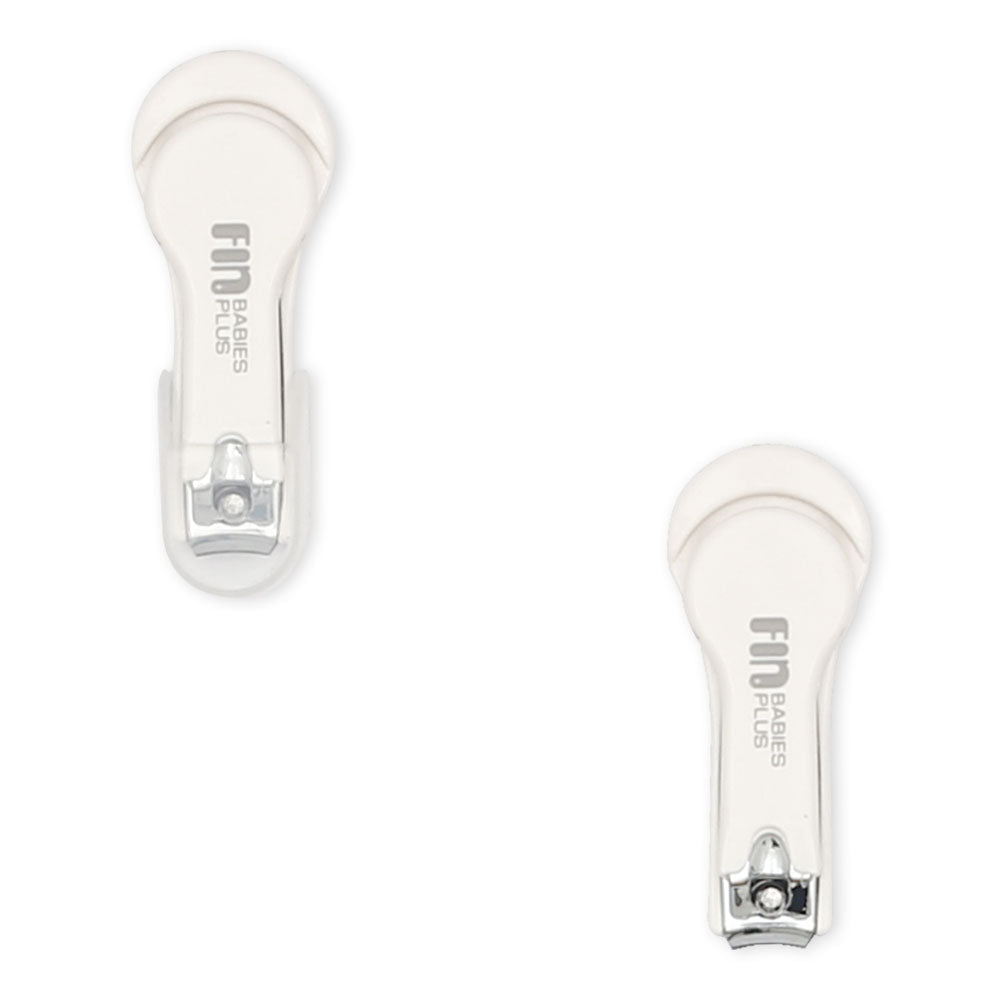 NAIL CLIPPER SET WHITE PK 4