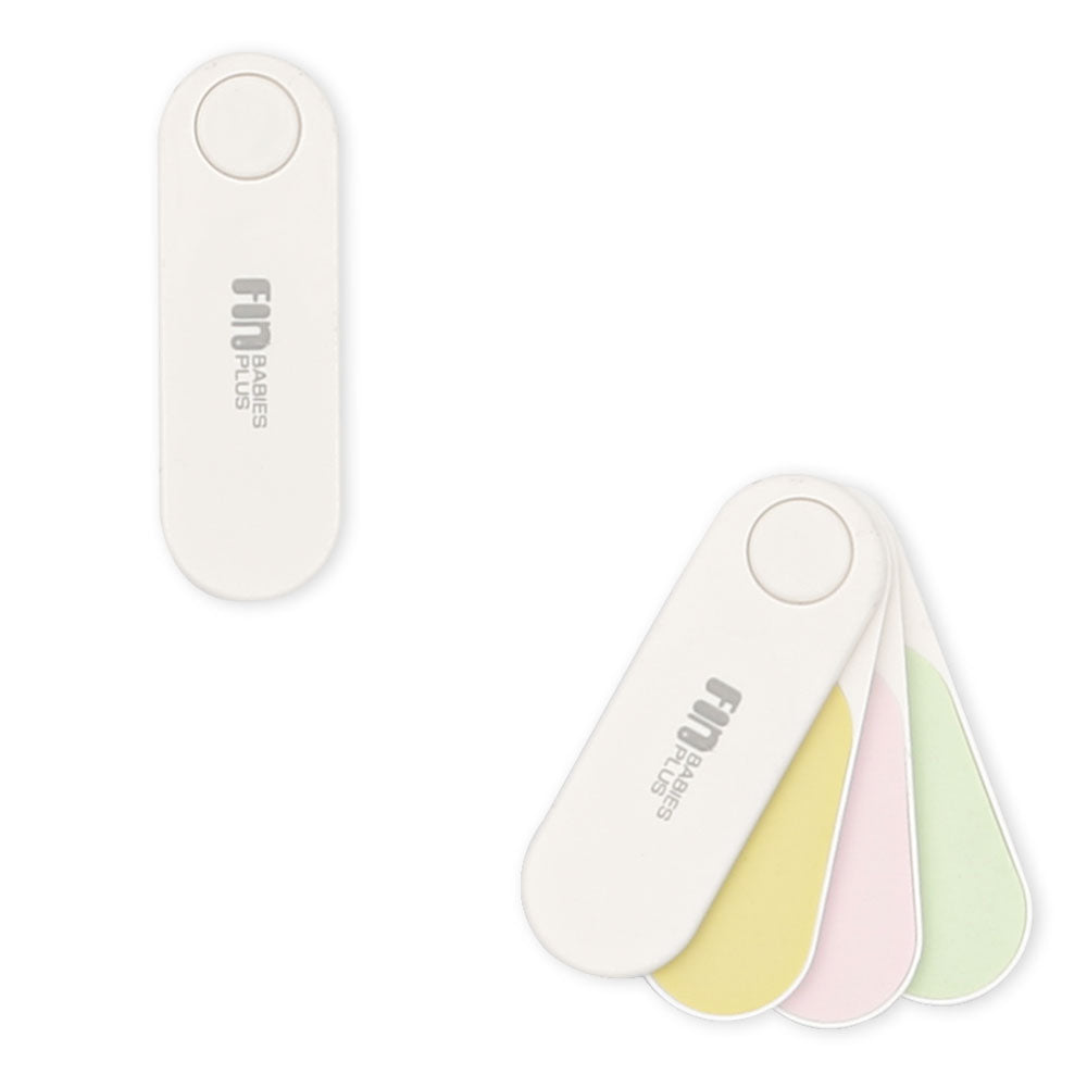 NAIL CLIPPER SET WHITE PK 4
