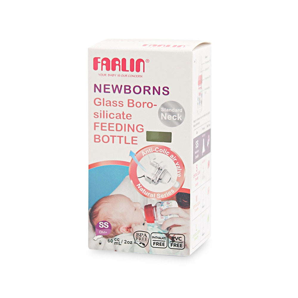 GLASS FEEDING BOTTLE 20Z