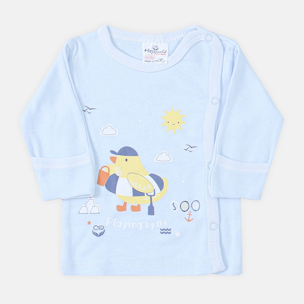 NEWBORN SUIT BOYS PLAYING BY THE SEA