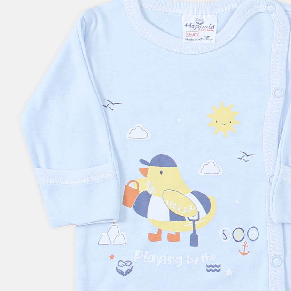 NEWBORN SUIT BOYS PLAYING BY THE SEA