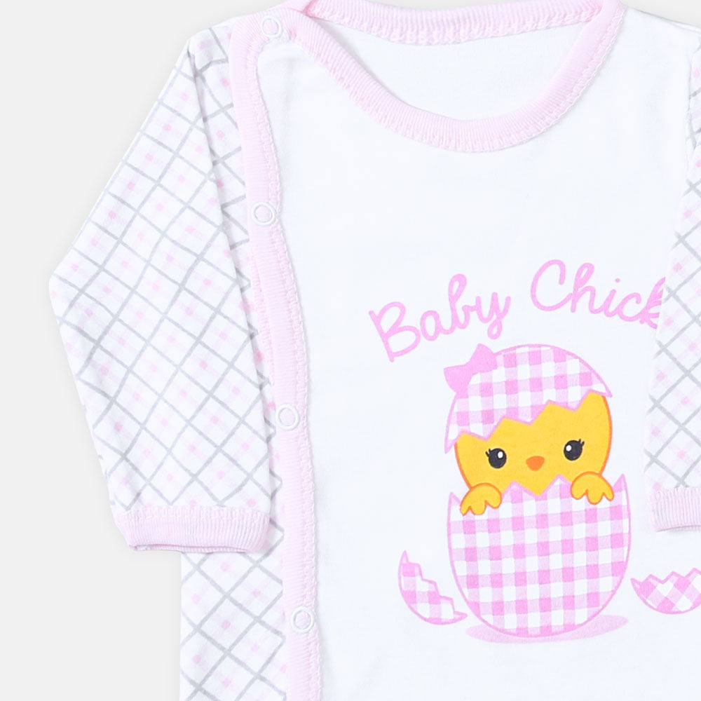 NEWBORN SUIT GIRLS BABY CHICK THEME