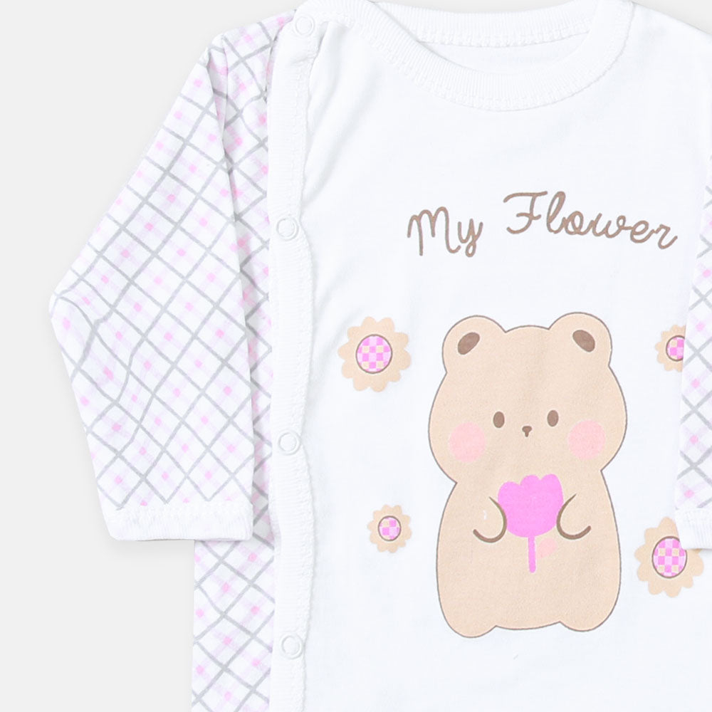 NEWBORN SUIT GIRLS MY FLOWER THEME