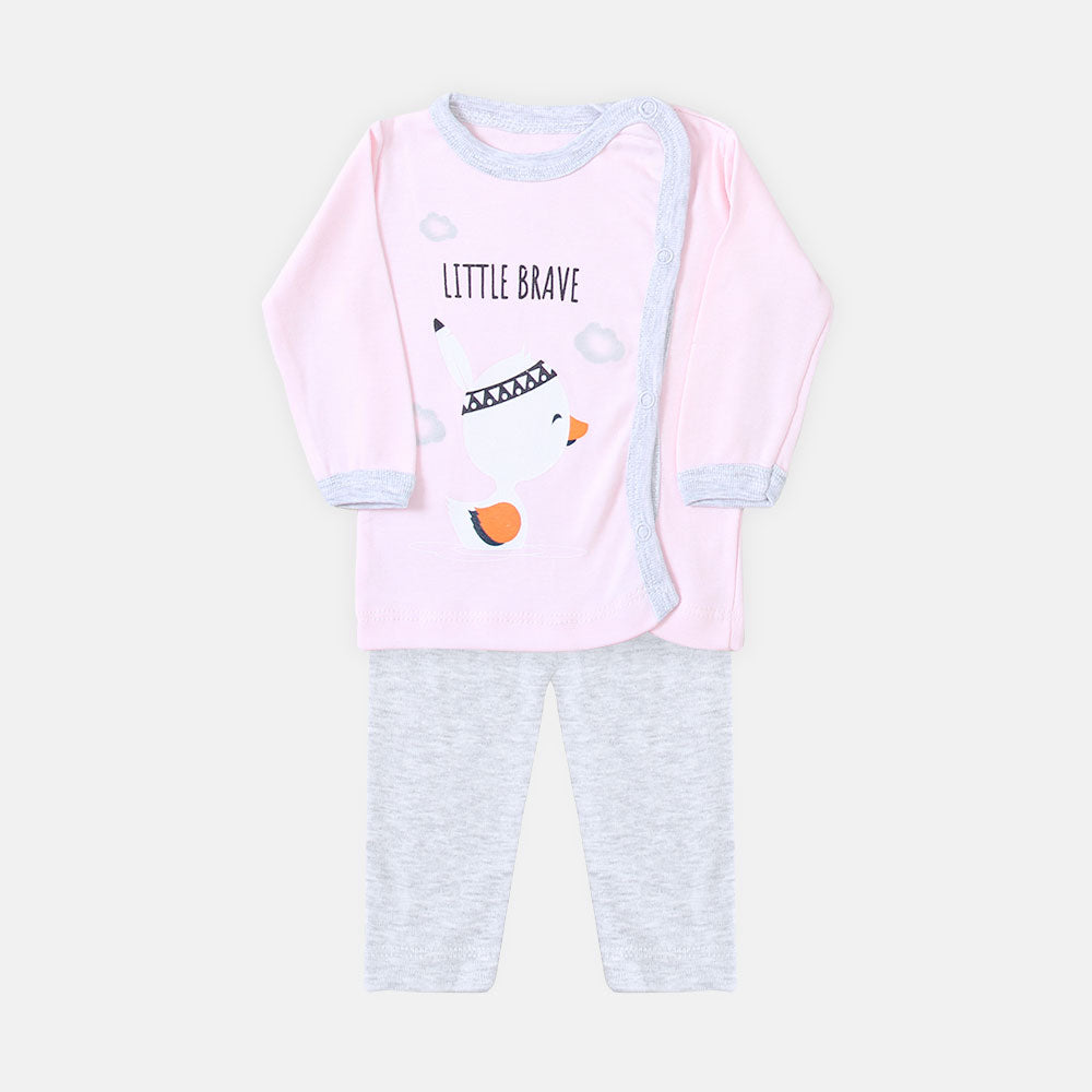 NEWBORN SUIT GIRLS LITTLE BRAVE DUCK