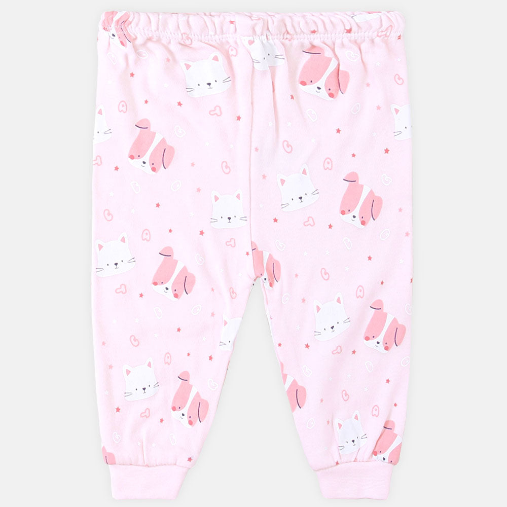 NEWBORN SUIT GIRLS CAT AND DOG