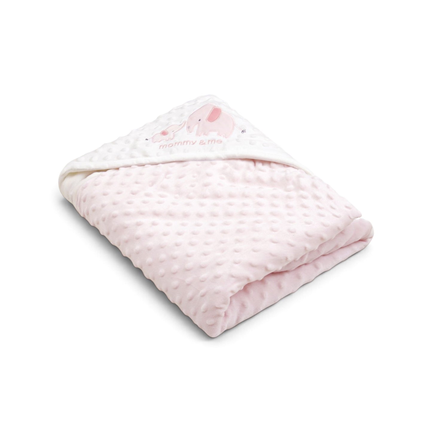 MOMMY & ME PINK ELEPHANT BLANKET