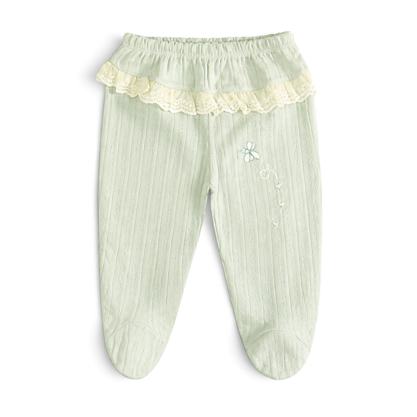 SAGE GREEN VEST STYLE BABY GIRL GIFT SET