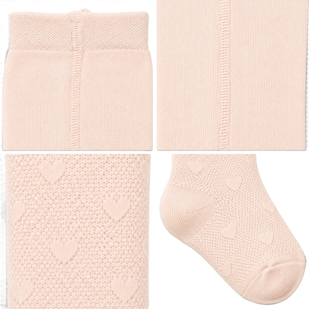 LEGGINGS HEART PATTERNED PINK