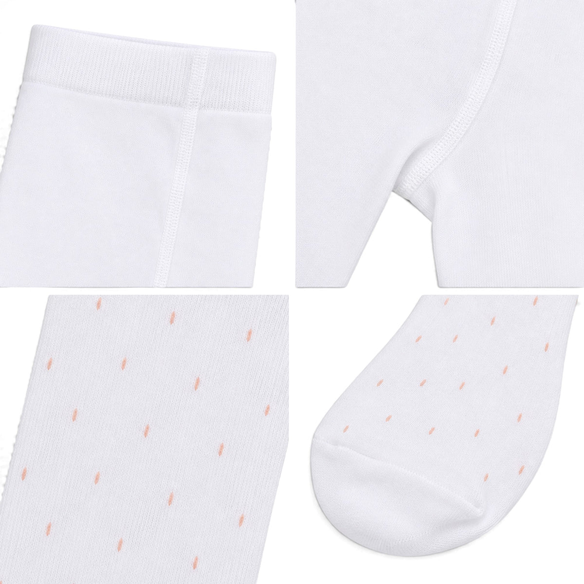 LEGGINGS POLKA DOT WHITE