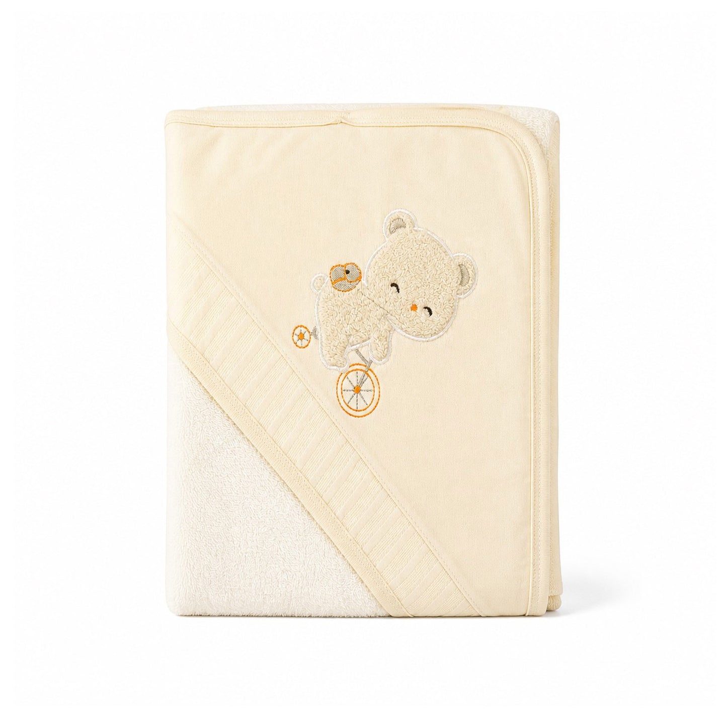 TRICYCLE TEDDY HOODED BATH TOWEL