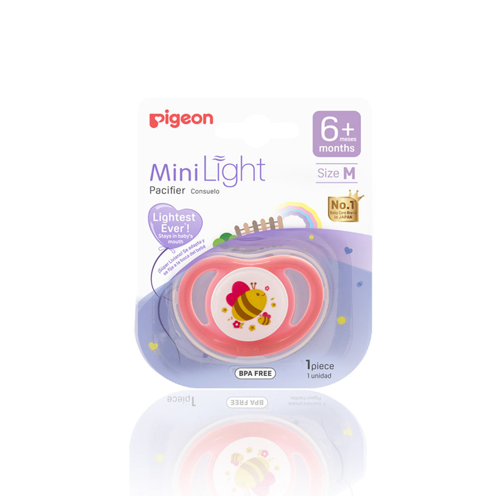 MINI LIGHT PACIFIER (M) GIRL-BEE
