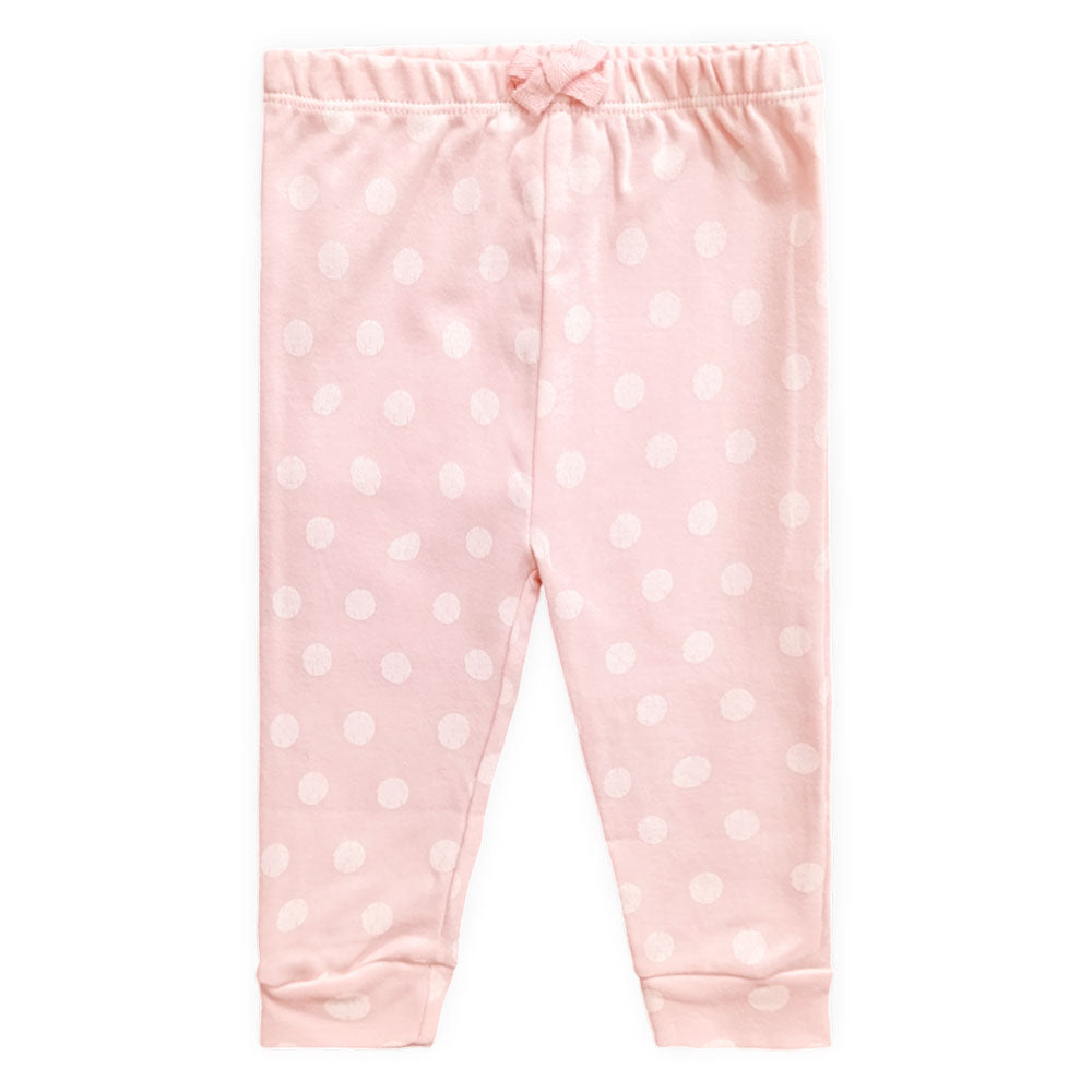 GIRL PAJAMA PK-3 PINK POLKA DOTS