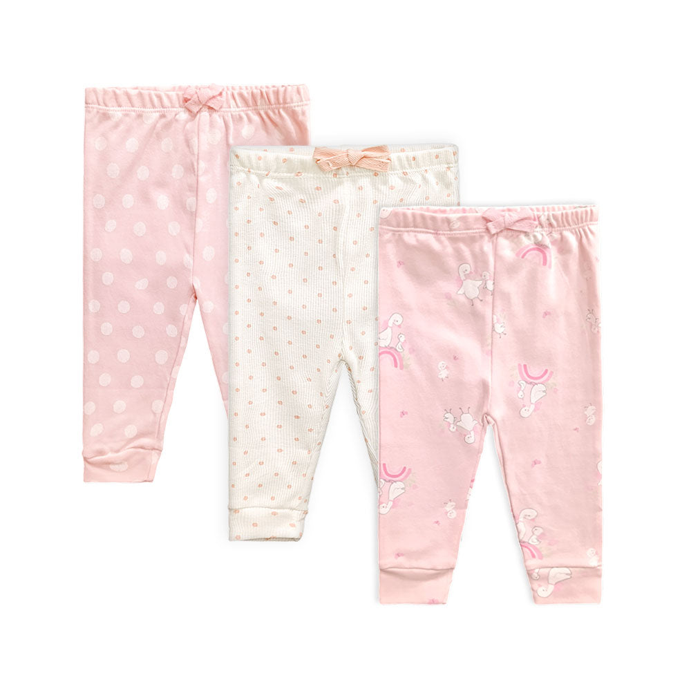 GIRL PAJAMA PK-3 PINK POLKA DOTS