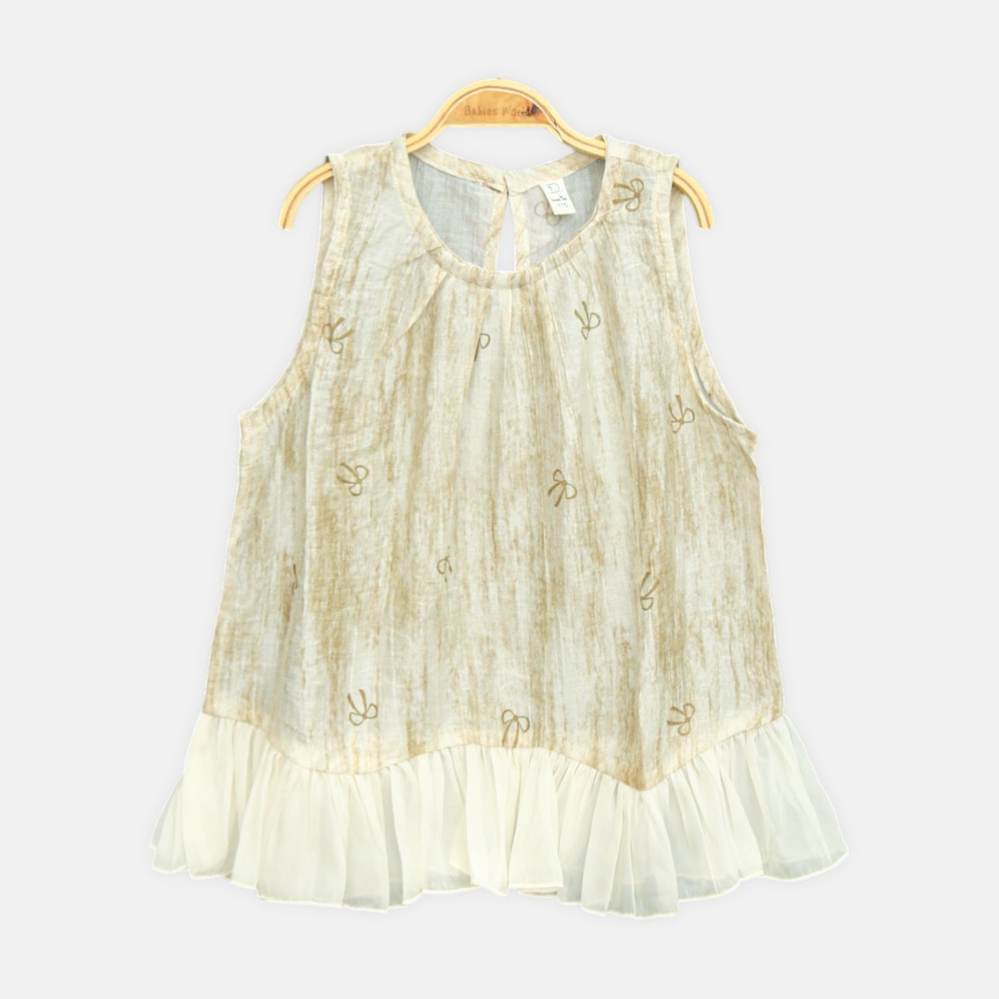 Sage Green Bow Top