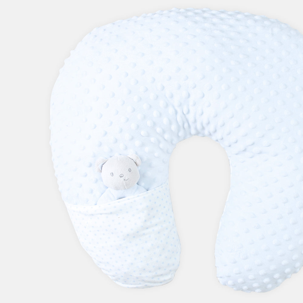 NURSING PILLOW GREY CLOUDS & STARS