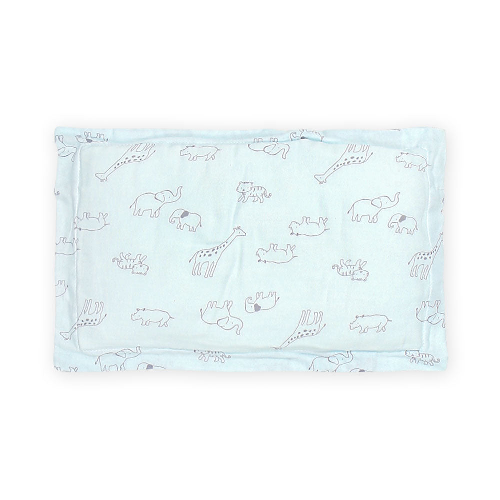 BABY PILLOW GREEN ANIMAL KINGDOM