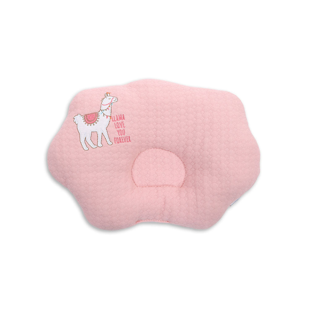 BABY PILLOW PINK LAMA LOVE ROCKET