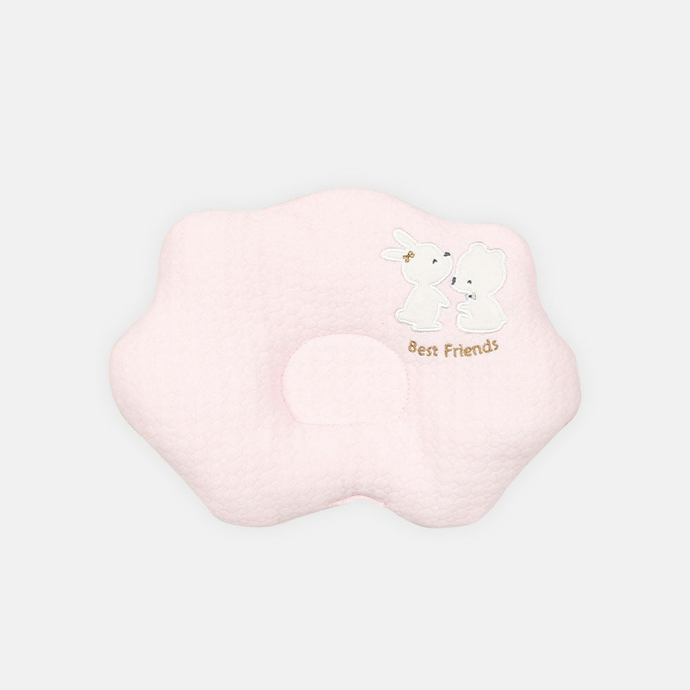 BABY PILLOW SOFT PINK CLOUD-SHAPED