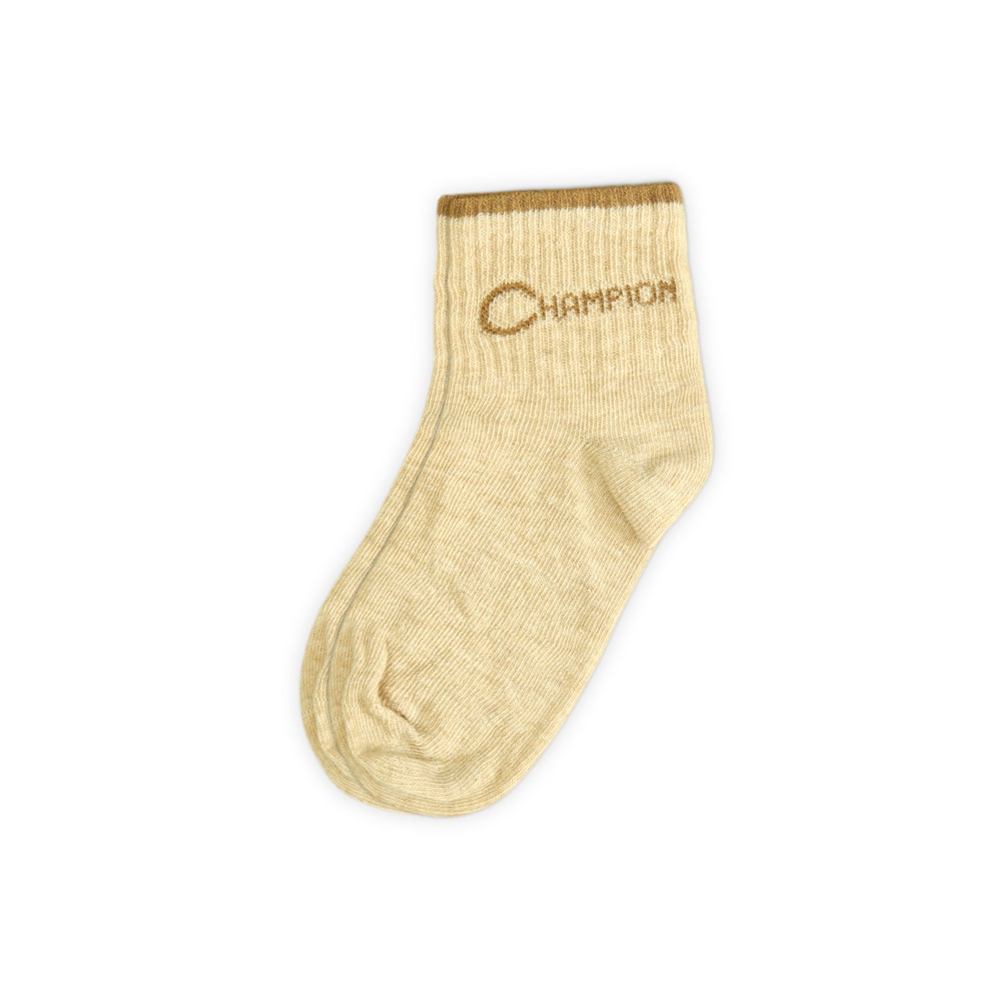 CHAMPIONS BEIGE ANKLE BOY SOCKS