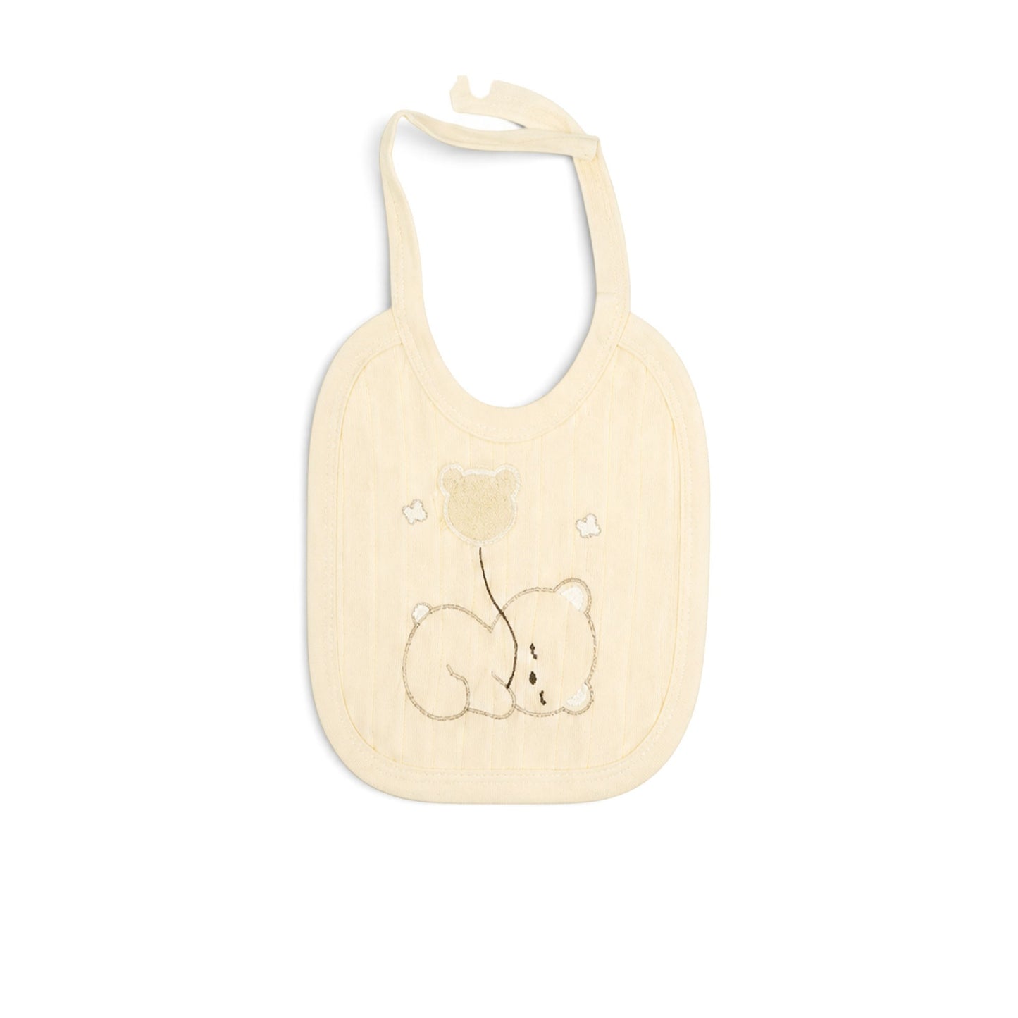 CREAM BEAR WITH BALLOON BABY BOY GIFT SET