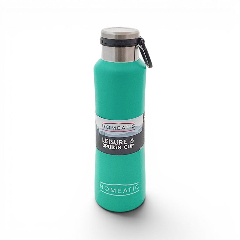 STEEL WATER BOTTLE 550 ML LIGHT GREEN