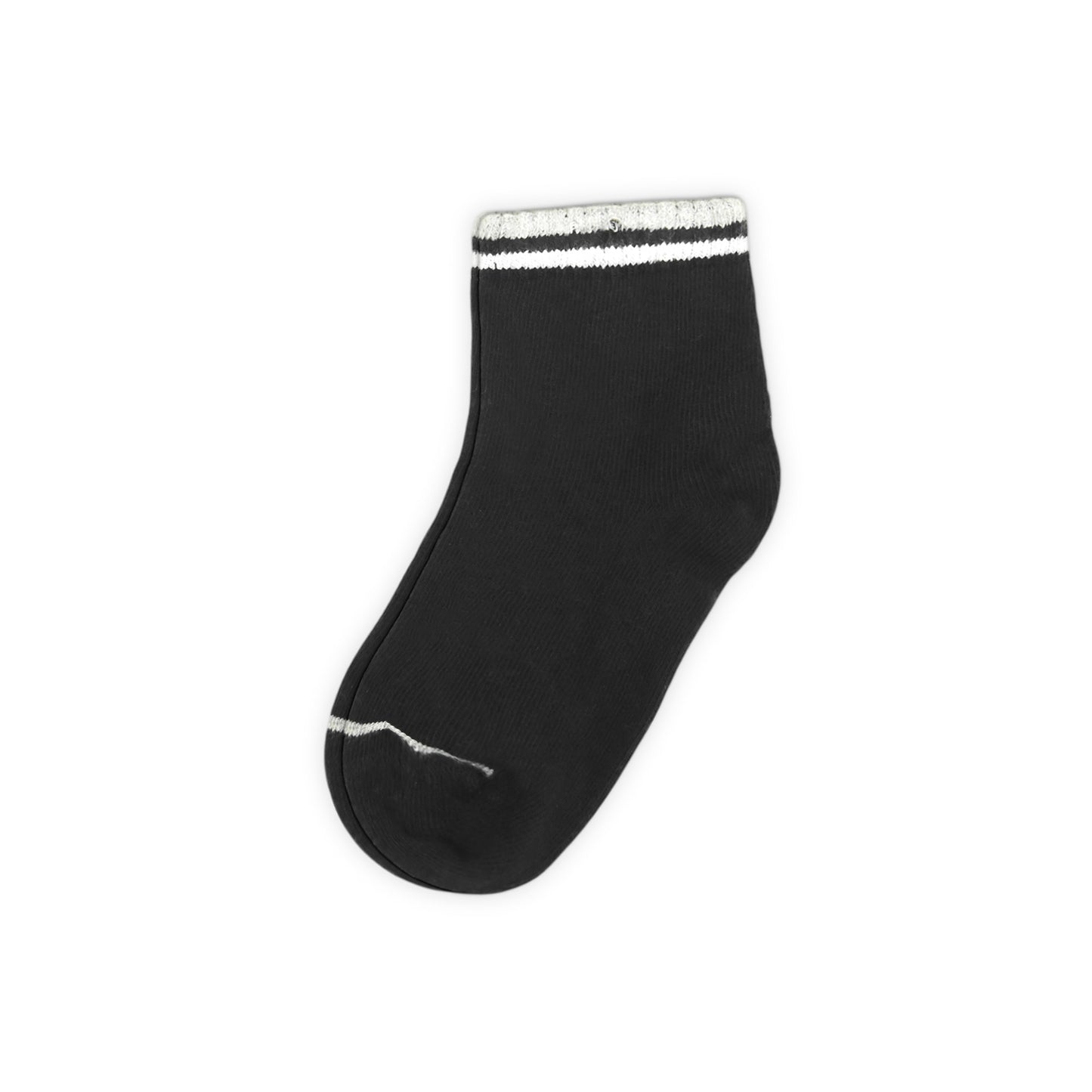 BLACK ANKLE BOY SOCKS