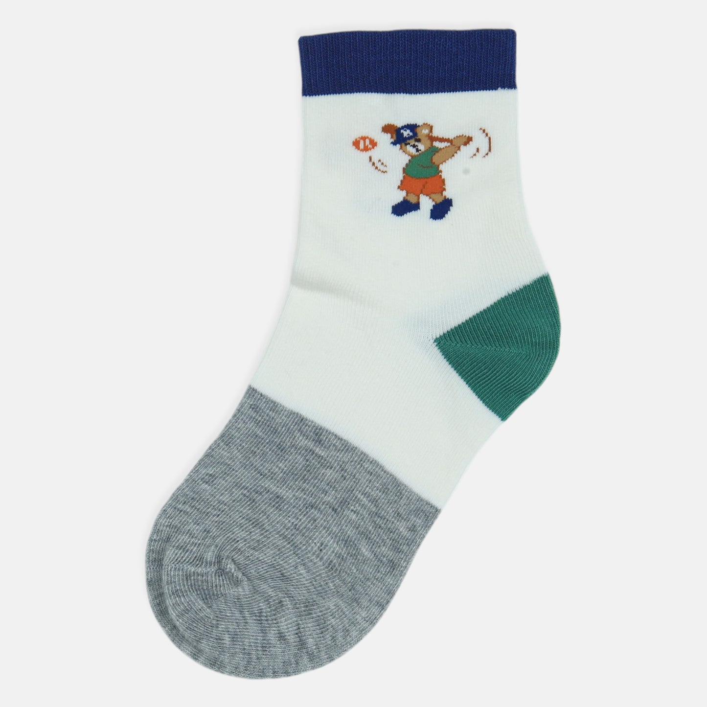 BOY SOCKS NAVY CARTOON DOG