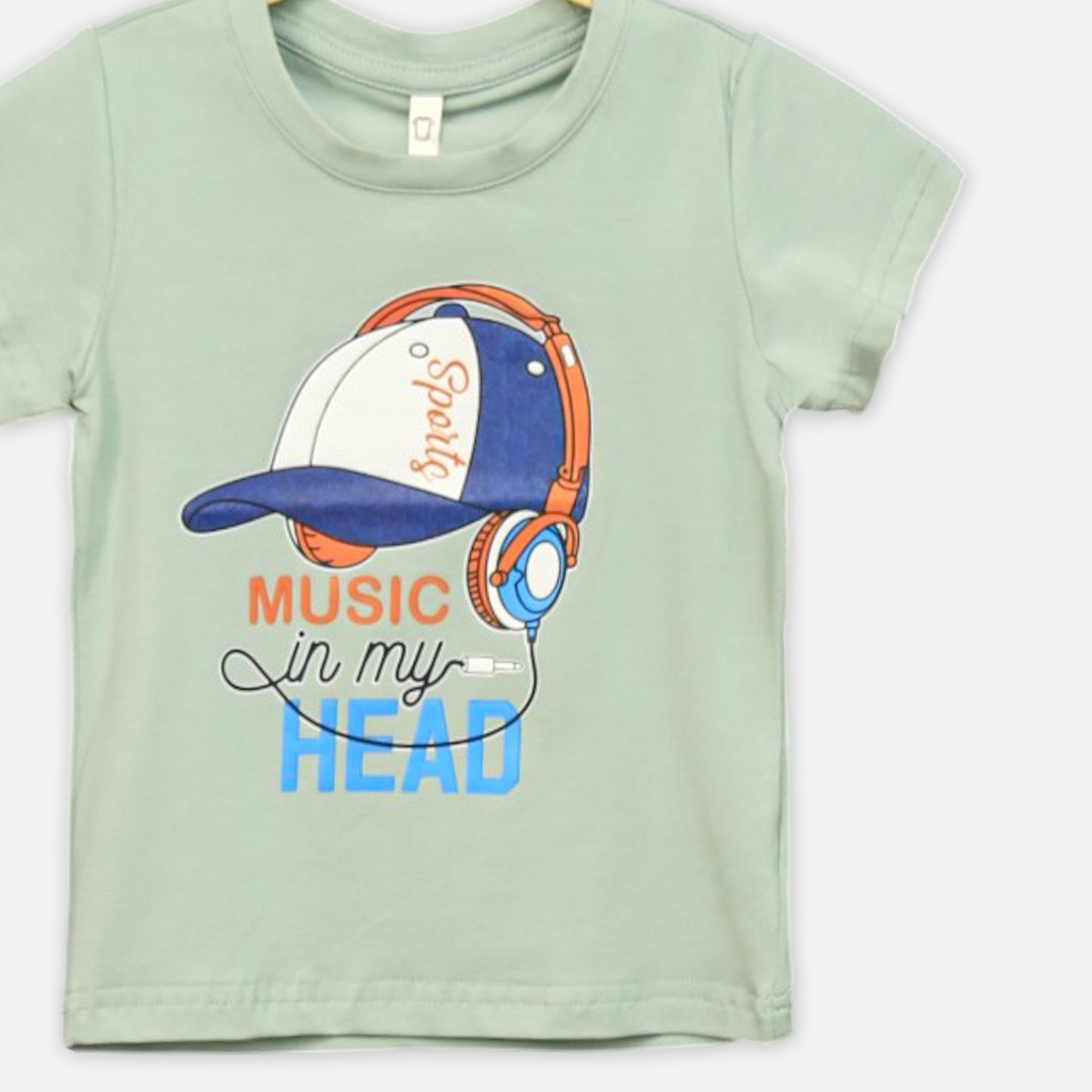 MINT MUSIC HEAD GRAPHIC TEE
