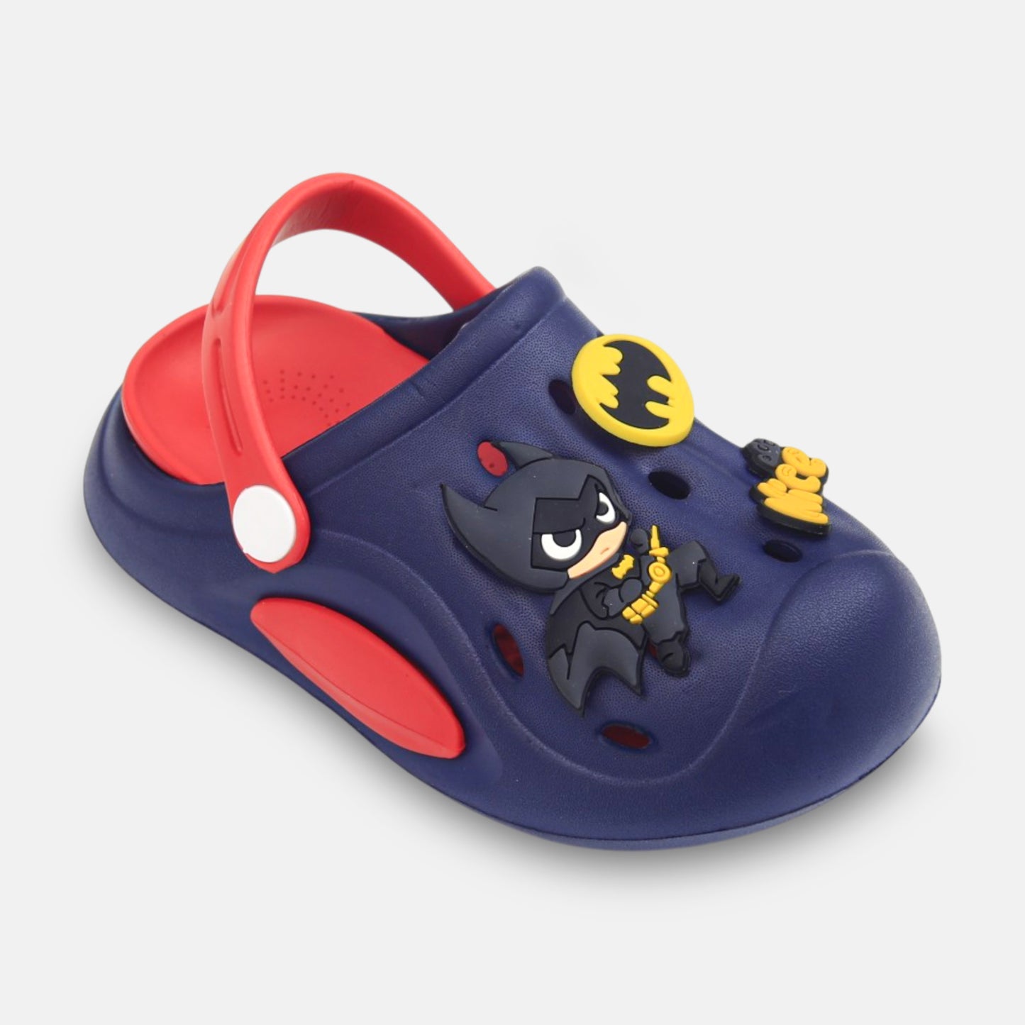 BOY'S BATMAN CROCS – NAVY BLUE / RED