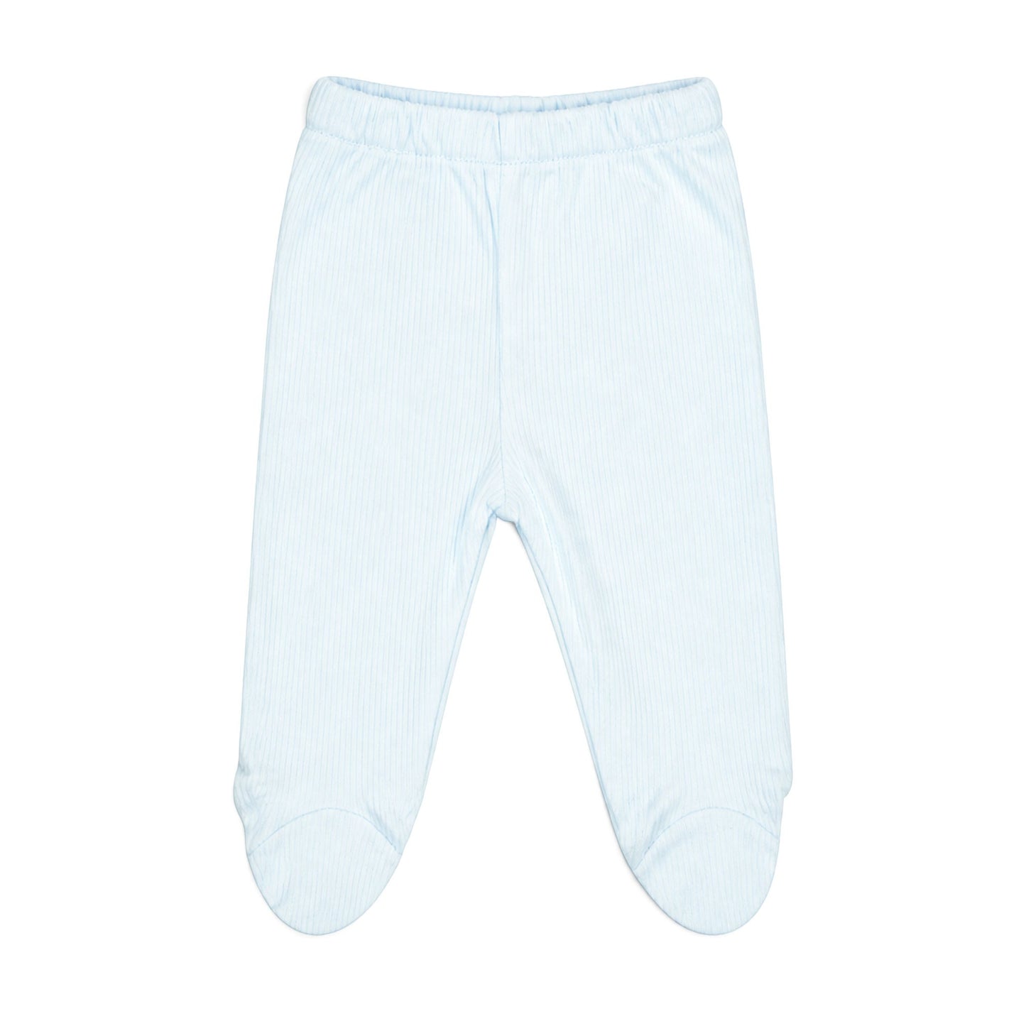 LIGHT BLUE AND WHITE "FOLLOW ME HUPPIES!" BEAR BABY BOY GIFT SET