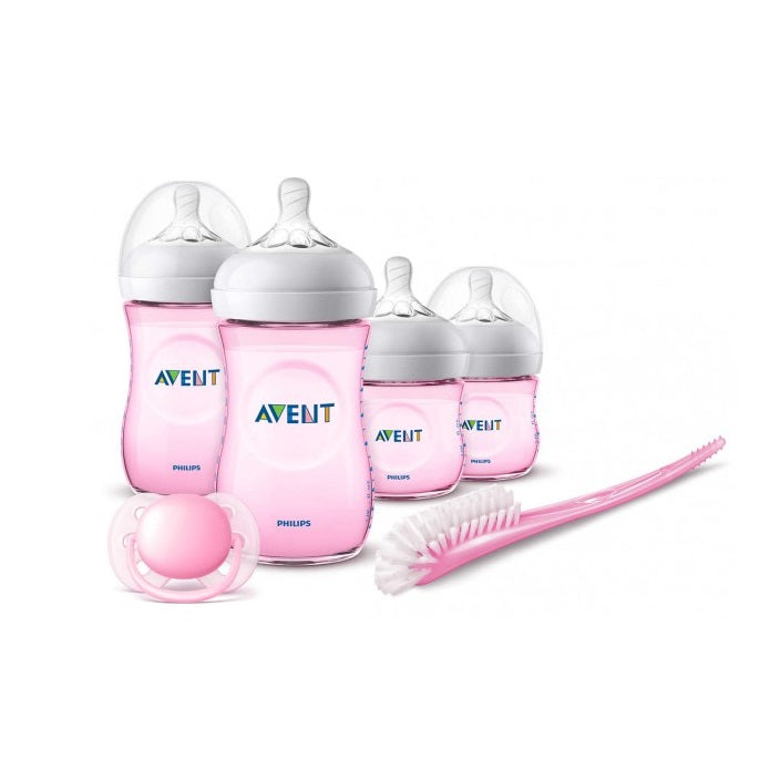 NATURAL NEW BORN STARTER SET PINK
