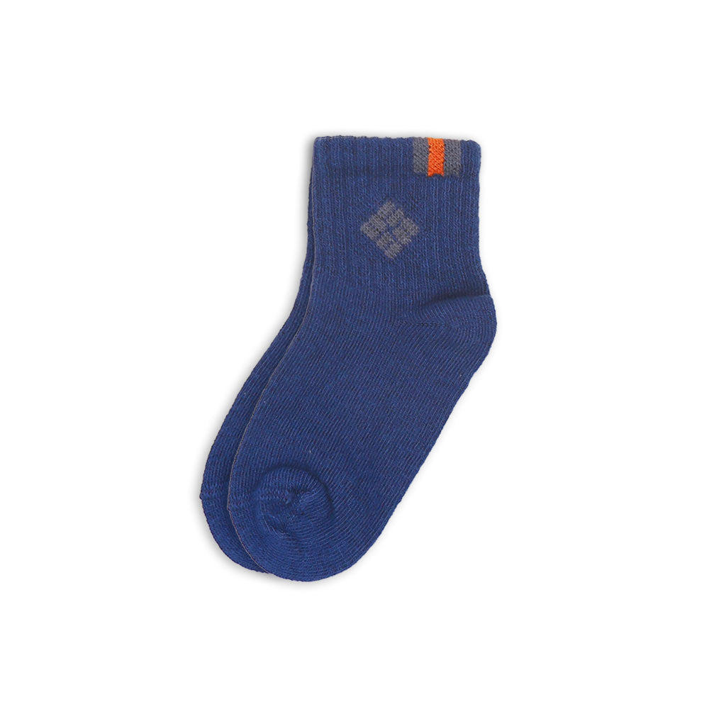 BOY SOCKS NAVY DIAMOND