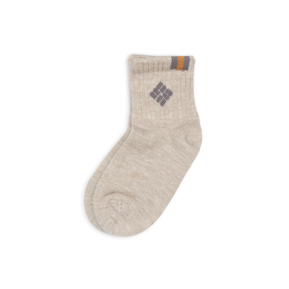 BOY SOCKS BEIGE DIAMOND