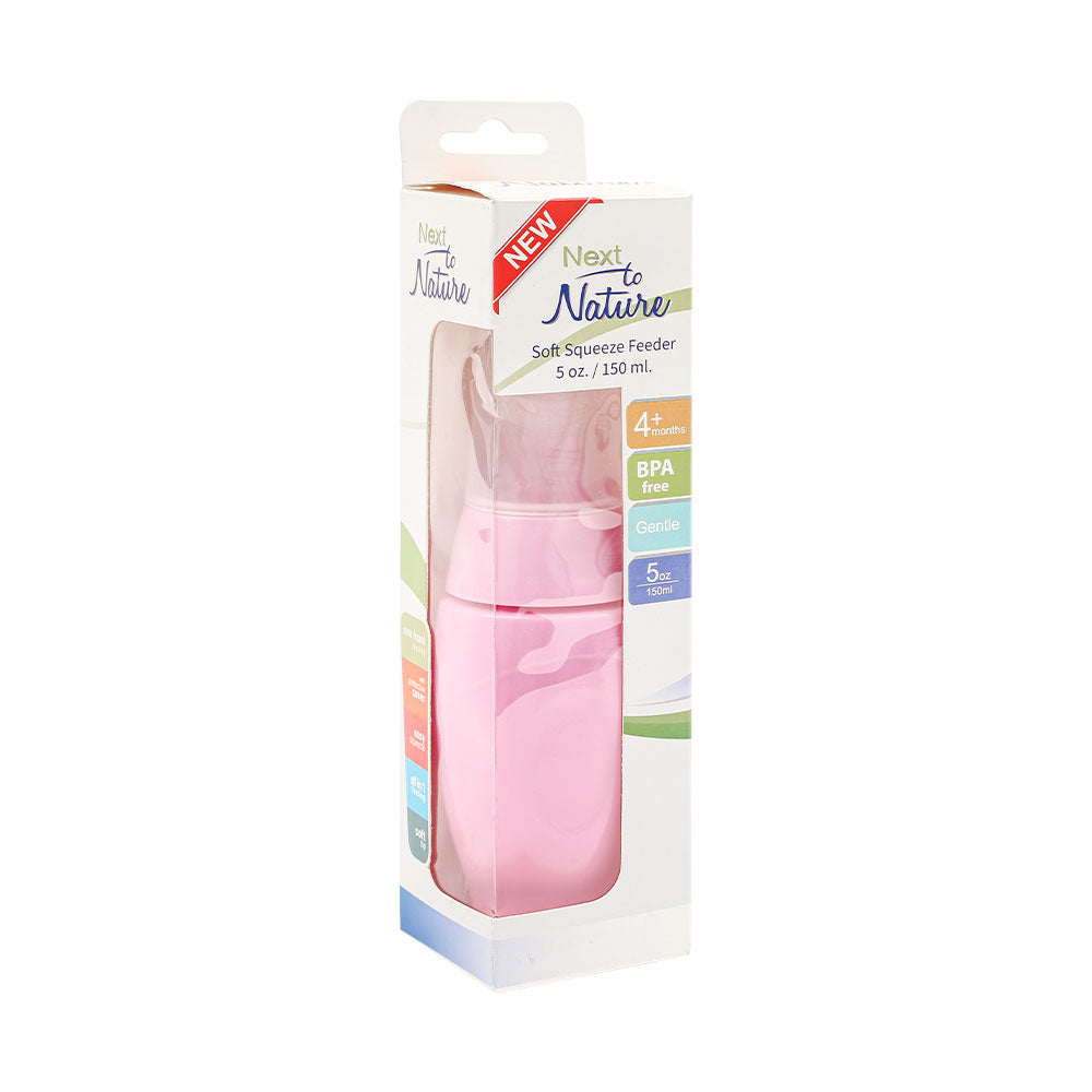 SPOON FEEDER PINK SQUEEZABLE 150ML