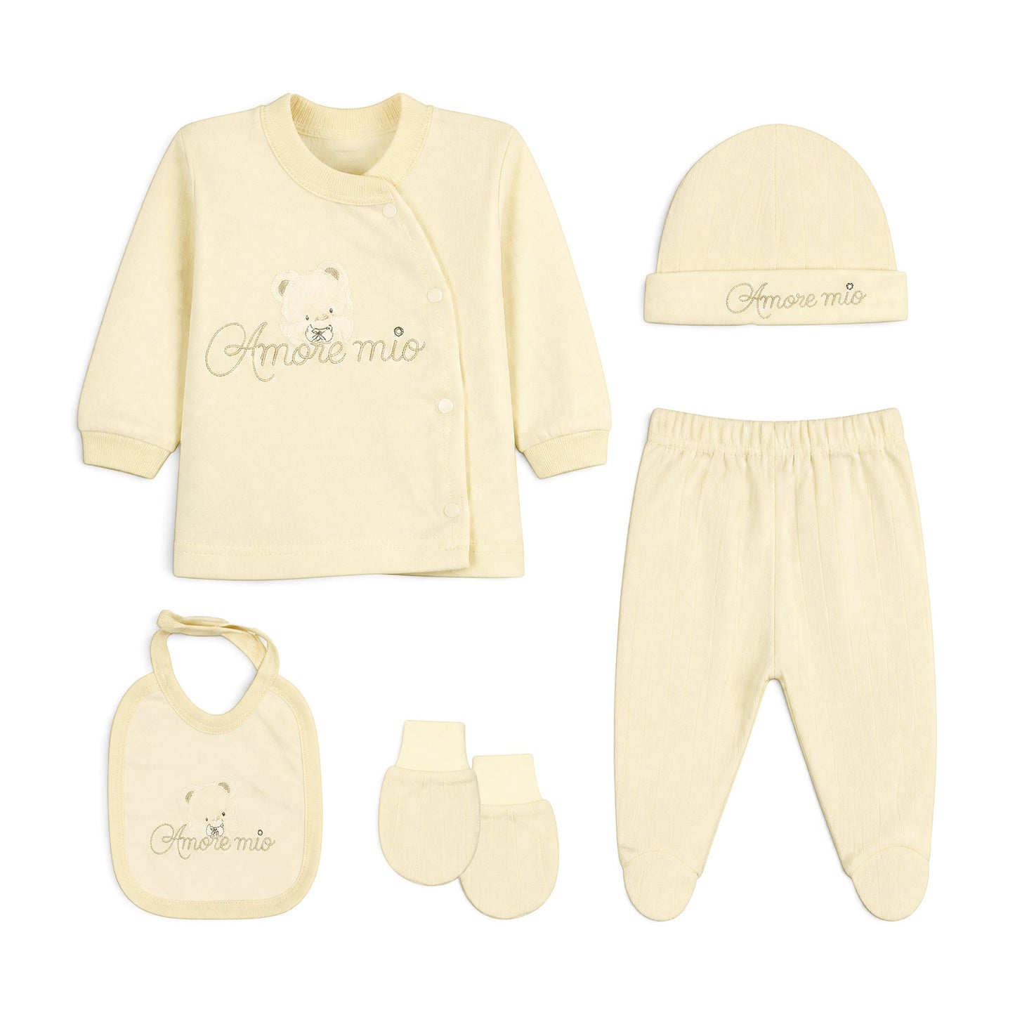 CREAM BABY BOY GIFT SET