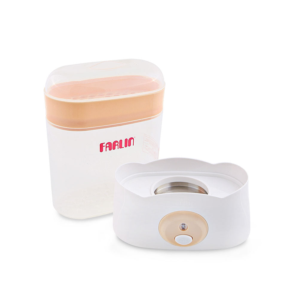 STEAM STERILIZER 3 BOTTLES - PEACH