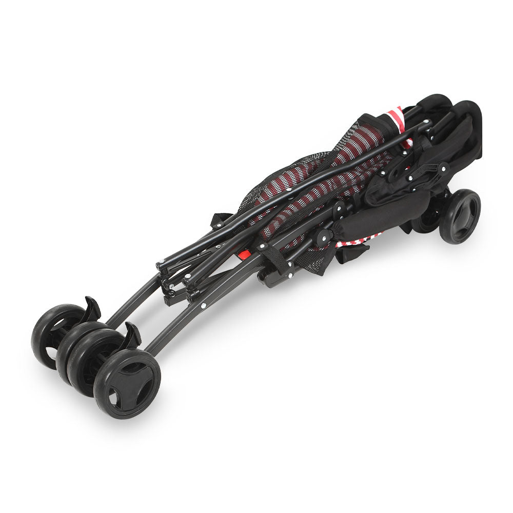 BABY BUGGY RED STRIPES