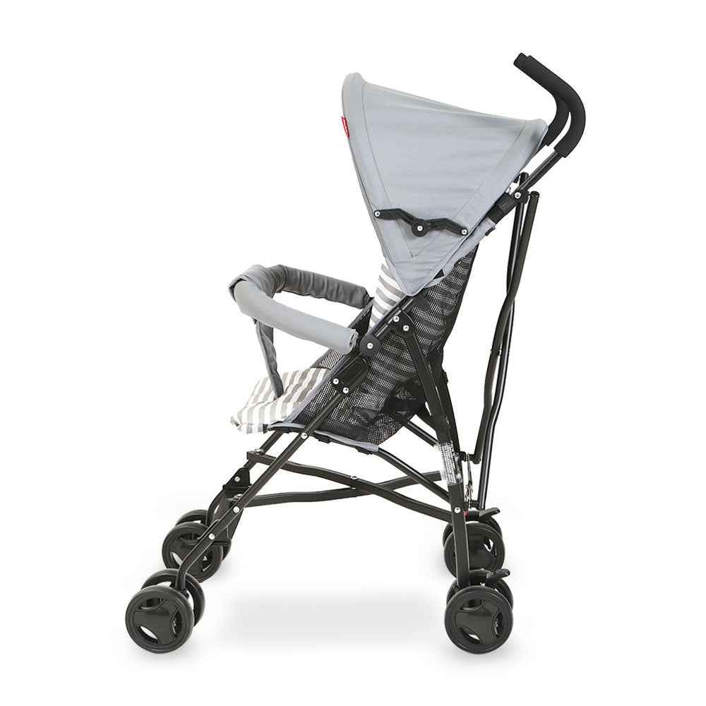 BABY BUGGY GREY STRIPES