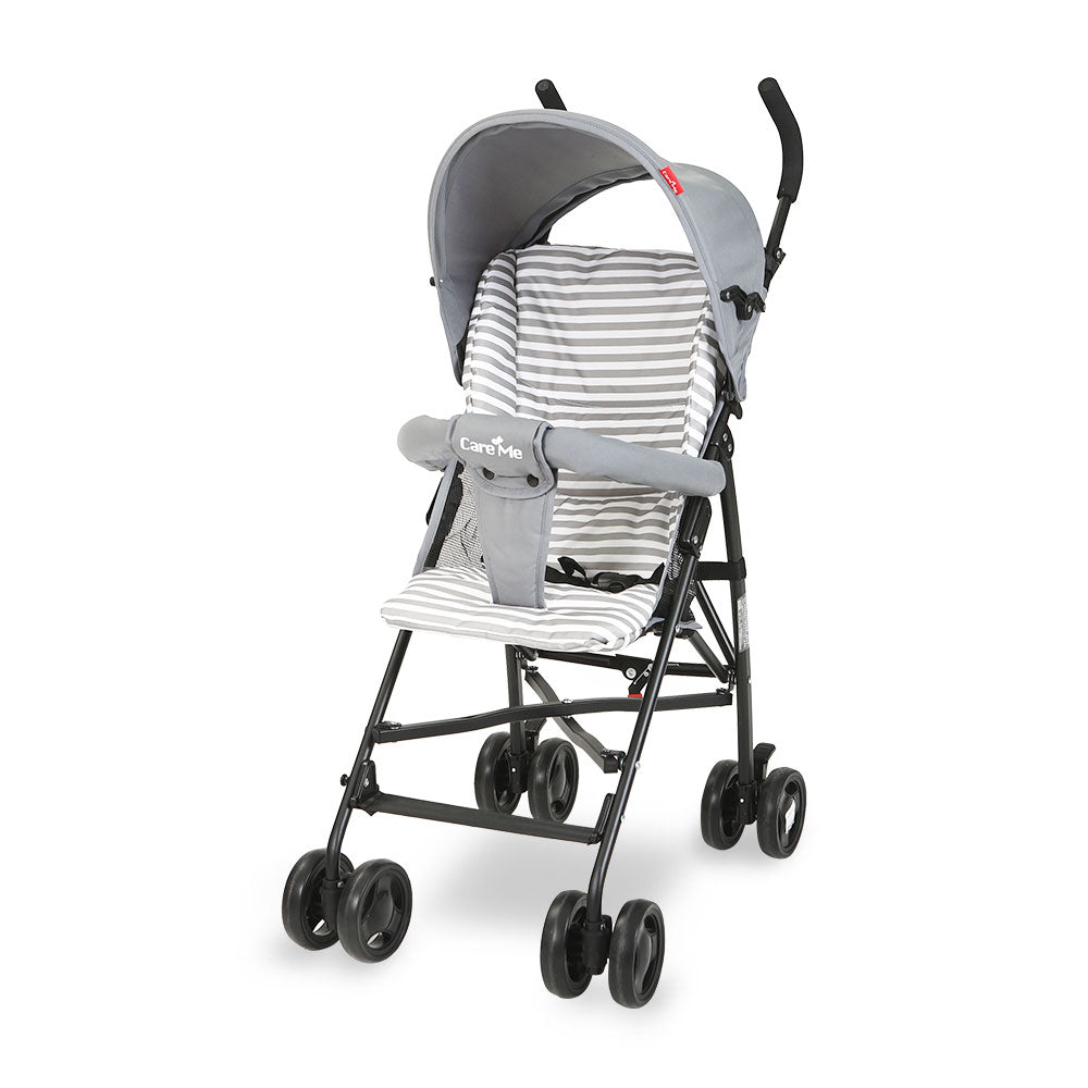 BABY BUGGY GREY STRIPES