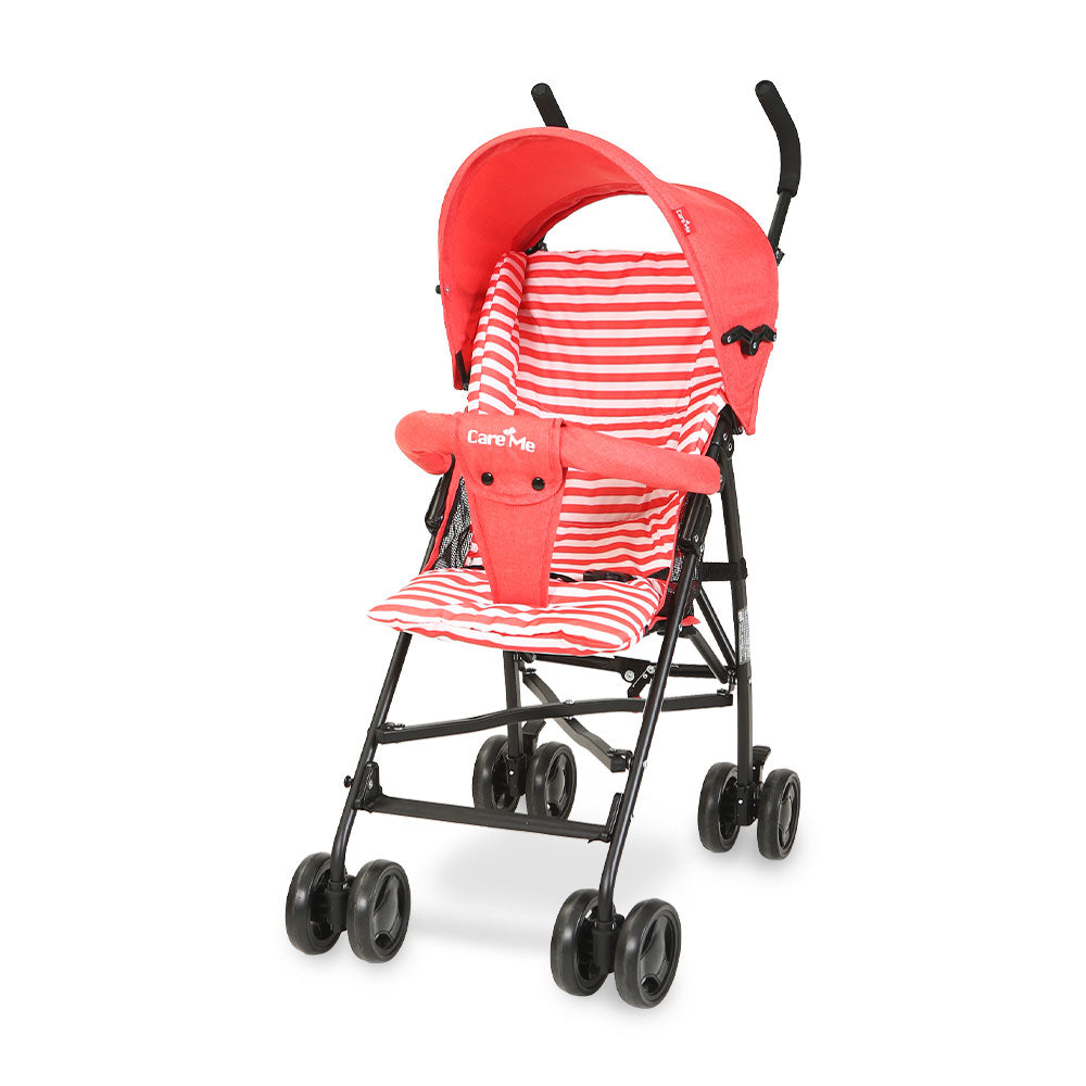 BABY BUGGY CORAL PINK STRIPES