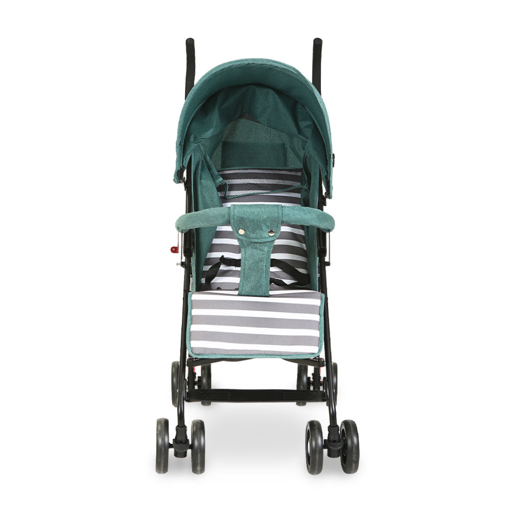 BABY BUGGY TEA GREEN STRIPES