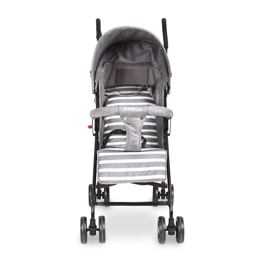 BABY BUGGY GREY STRIPES
