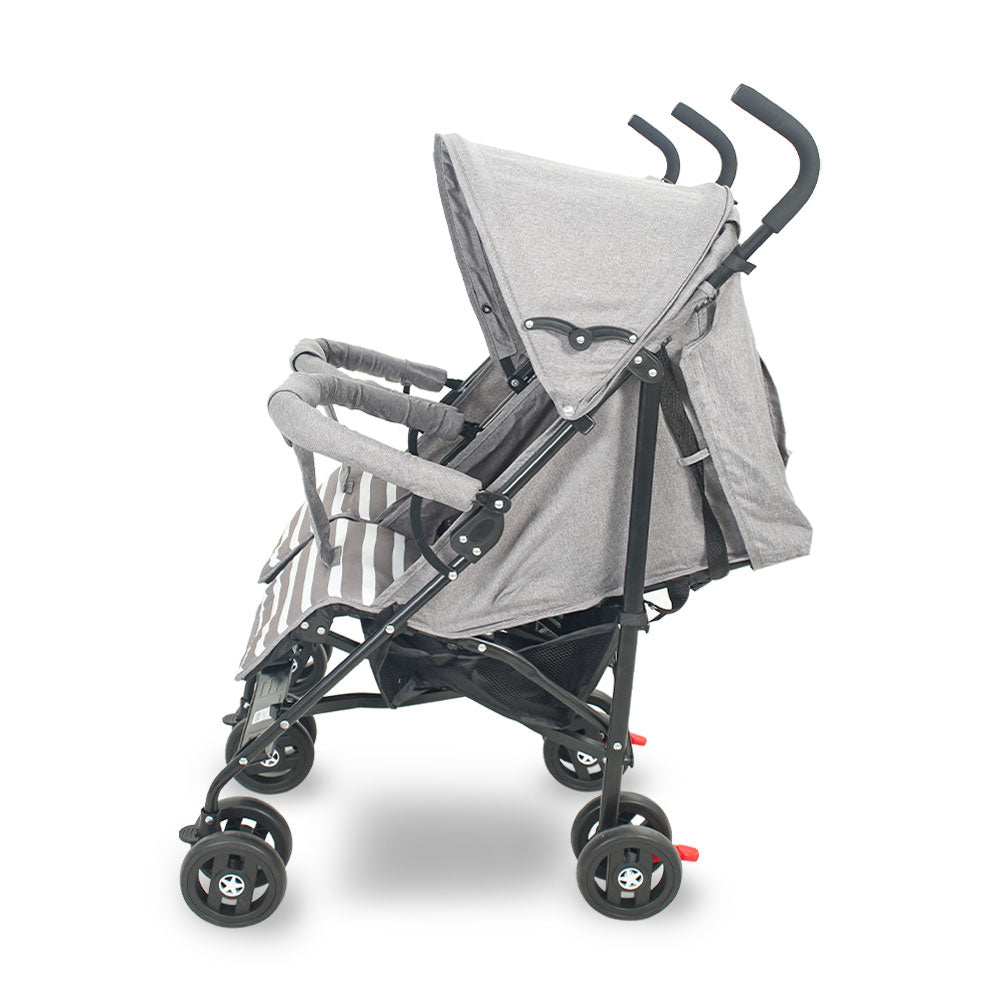 BUGGY FOR TWINS GREY