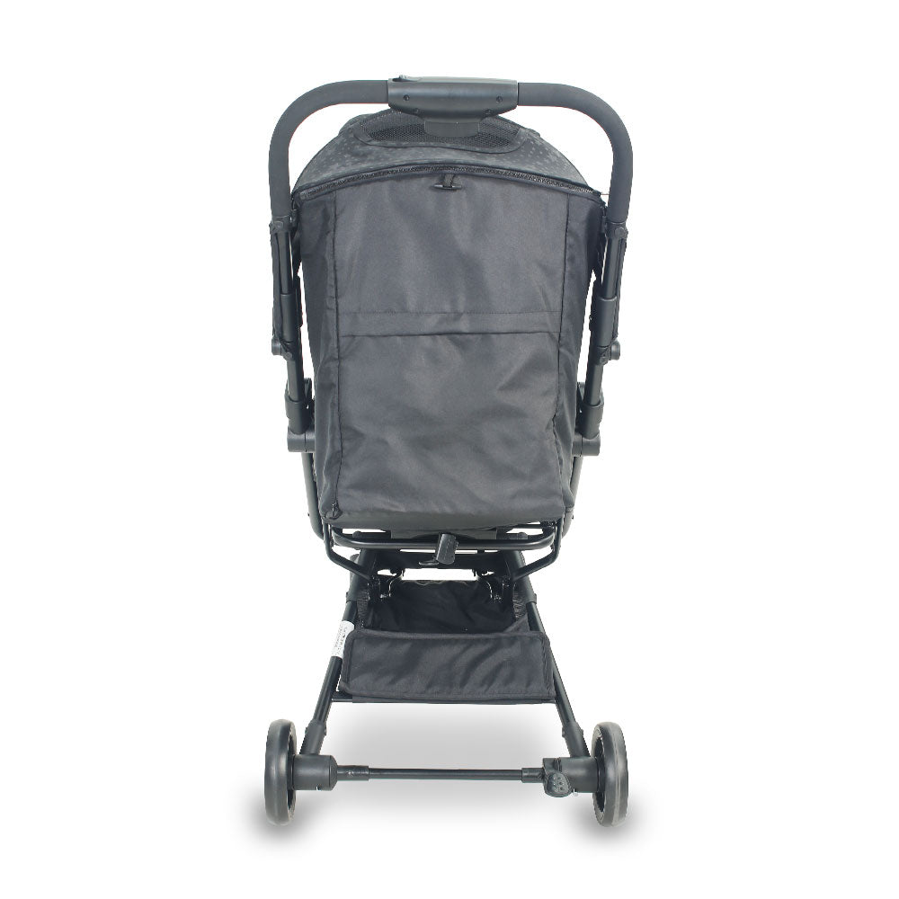 BABY STROLLER BLACK STARS