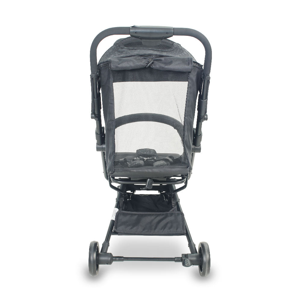 BABY STROLLER BLACK STARS